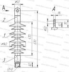 Изолятор ФСКЦ 120-6-27,5-7